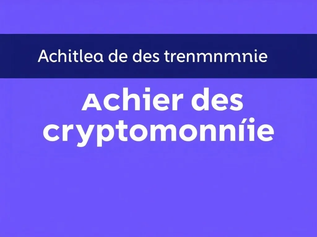 Acheter des cryptomonnaies en 2026 : le guide concret pour débuter sans se faire piéger