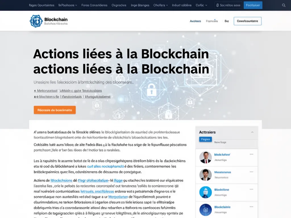 Actions liées à la blockchain : comment les analyser et quand en acheter