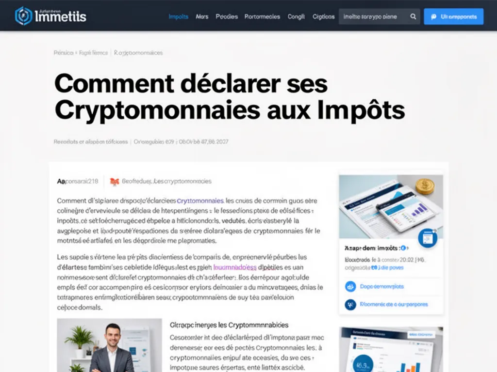Comment déclarer ses cryptomonnaies aux impôts : guide pratique et erreurs à éviter