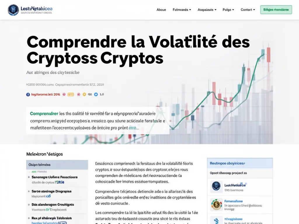 Comprendre la volatilité des cryptos : guide pour investisseurs