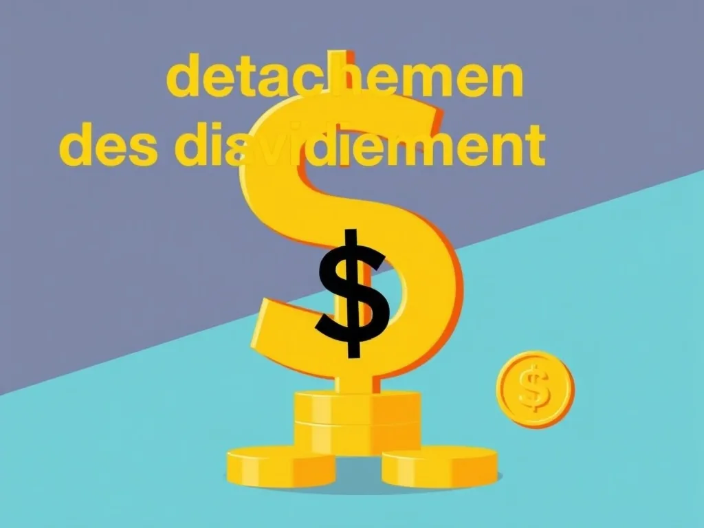 Détachement des dividendes 2026: comment ça fonctionne et pourquoi le cours baisse