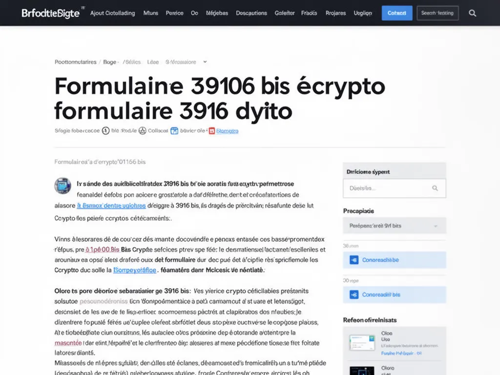 Formulaire 3916 bis crypto : comprendre et déclarer ses comptes