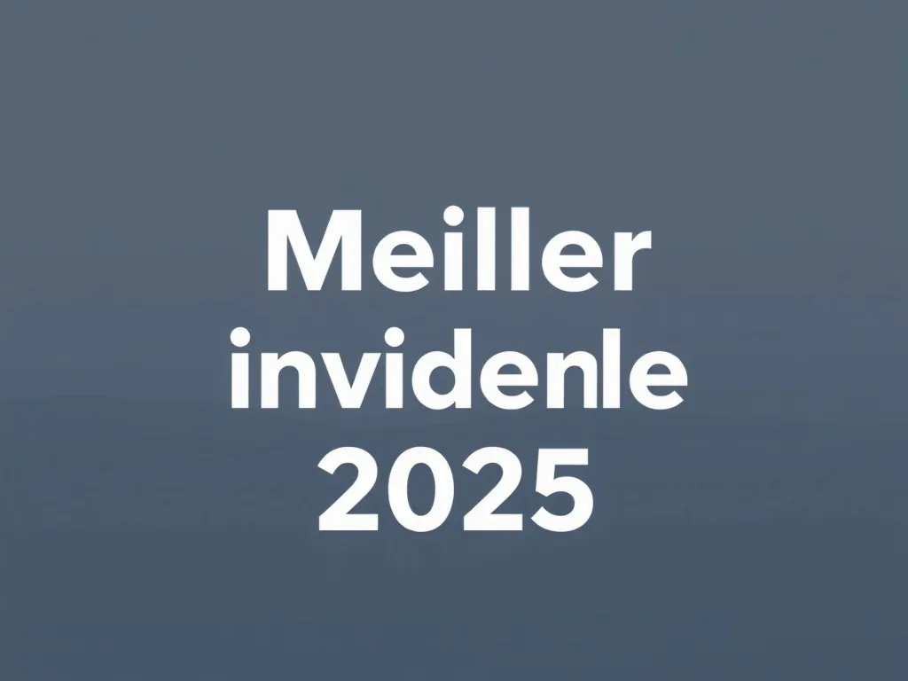 Meilleur dividende 2025: les actions qui rapportent vraiment