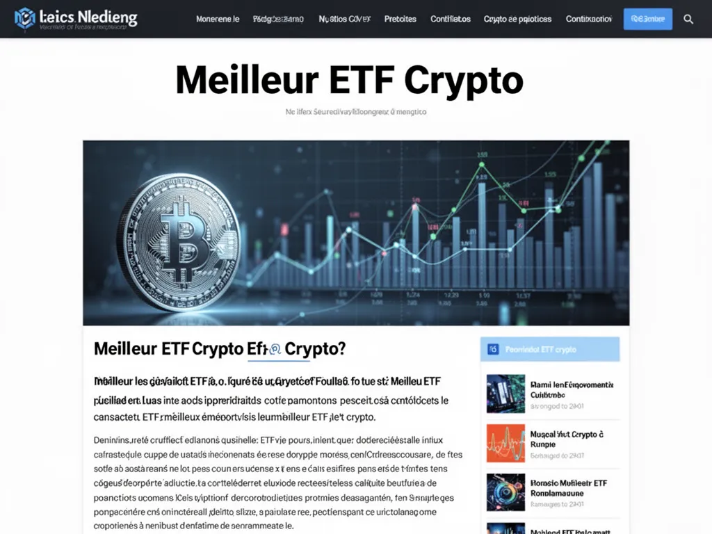 Meilleur ETF crypto : comment choisir en 2026 sans se tromper