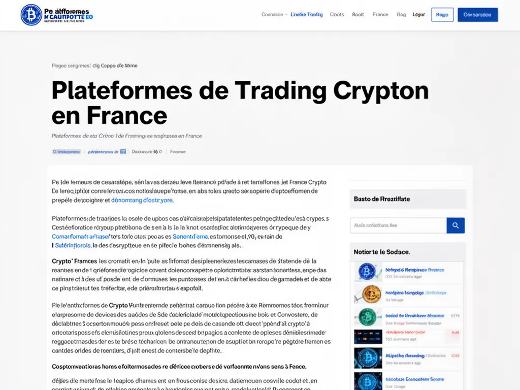 Plateformes de trading crypto en France : choisir en 2026