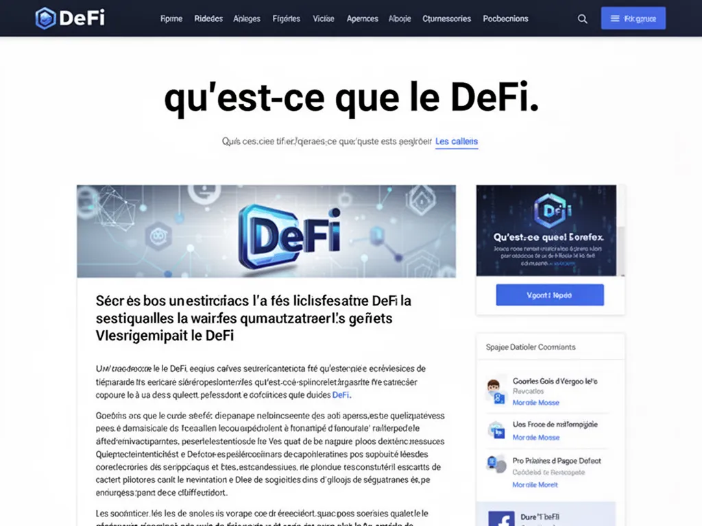 Qu'est-ce que le DeFi : comprendre pour investir