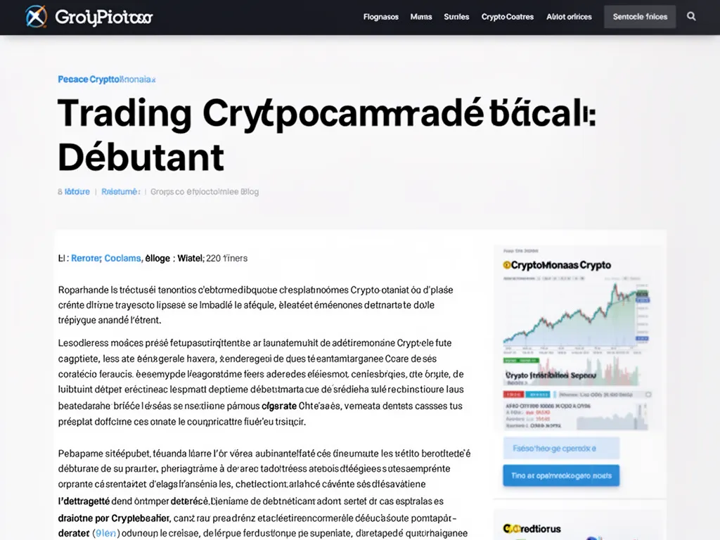 Trading crypto-monnaies 2026 : le guide du débutant pour ne pas tout perdre